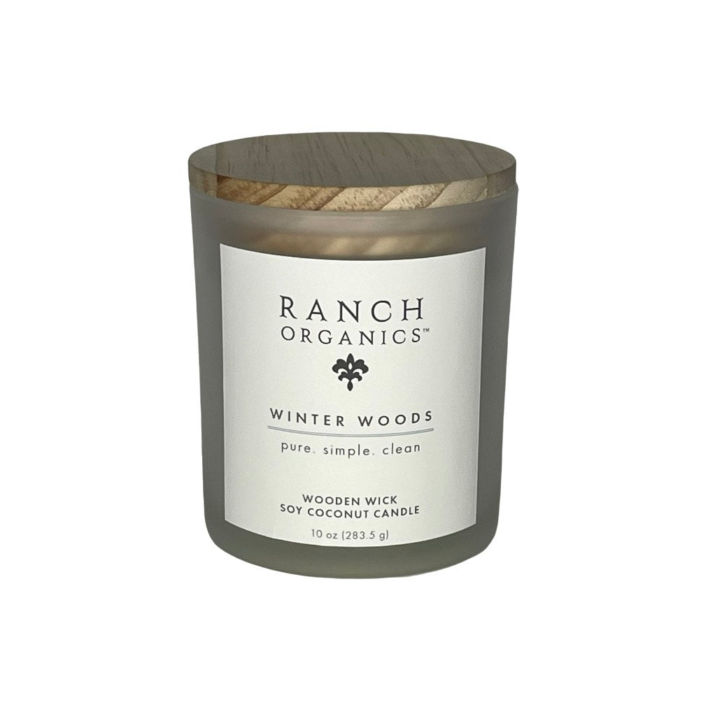 Ranch Organics Wooden Wick 10oz Candle