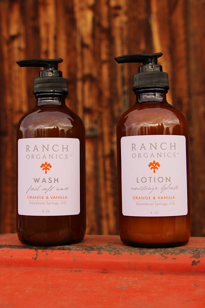 Orange/Vanilla Wash & Lotion Set