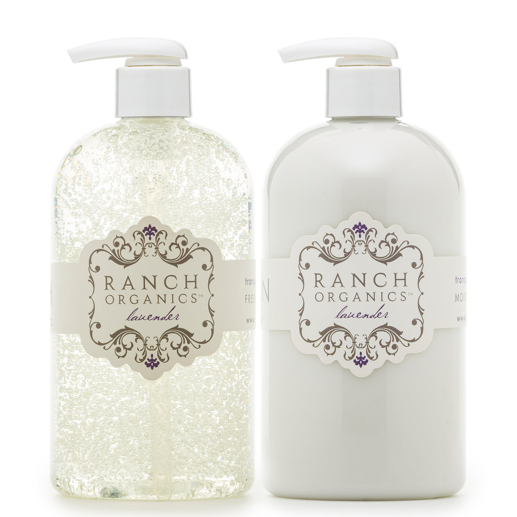 Lavender Wash & Lotion Set - Clear